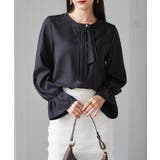 パール付きボウタイブラウス | RANAN | 詳細画像7