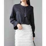 パール付きボウタイブラウス | RANAN | 詳細画像9