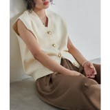 ＭＴ洗える！ゴールド調ボタンニットベスト | RANAN | 詳細画像19 