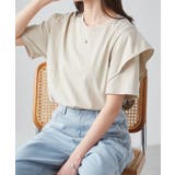 ラッフルショルダーTシャツ | RANAN | 詳細画像1