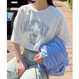 【選べるデザイン】ワンポイント刺繍/カレッジロゴ オーバーサイズTシャツ | RANAN | 詳細画像4