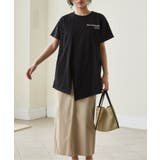 ロゴプリントアシメチュニックTシャツ | RANAN | 詳細画像8