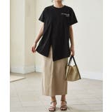 ロゴプリントアシメチュニックTシャツ | RANAN | 詳細画像10