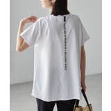 ロゴプリントアシメチュニックTシャツ | RANAN | 詳細画像1