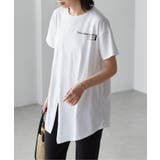 ロゴプリントアシメチュニックTシャツ | RANAN | 詳細画像4