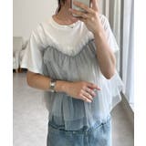 チュールビスチェドッキングＴシャツ | RANAN | 詳細画像31 