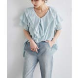 ビッグカラーフリルハーフスリーブブラウス | RANAN | 詳細画像28 