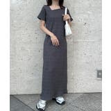 アシメネックハーフスリーブリブワンピ | RANAN | 詳細画像13 