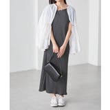 アシメネックハーフスリーブリブワンピ | RANAN | 詳細画像25 