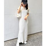 アシメネックハーフスリーブリブワンピ | RANAN | 詳細画像29 