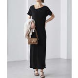 アシメネックハーフスリーブリブワンピ | RANAN | 詳細画像7 