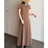 【M～LLサイズ展開】ウエストタックフレアワンピース | RANAN | 詳細画像9 