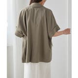 麻調ダブルボタンハーフスリーブジャケット | RANAN | 詳細画像8