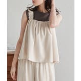 【M～LLサイズ展開】麻調フリルデザインキャミセットアップ | RANAN | 詳細画像8 