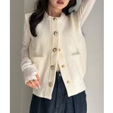 ニュアンスボタンニットベスト | RANAN | 詳細画像13