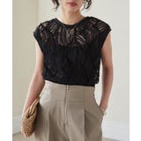 シアー刺しゅうベスト | RANAN | 詳細画像1