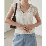 シアー刺しゅうベスト | RANAN | 詳細画像17