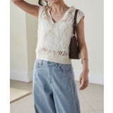 シアー刺しゅうベスト | RANAN | 詳細画像18