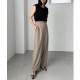 麻調素材カーブスラックス | RANAN | 詳細画像18 