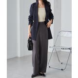 麻調素材カーブスラックス | RANAN | 詳細画像23 