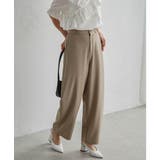 麻調素材カーブスラックス | RANAN | 詳細画像3