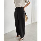 麻調素材カーブスラックス | RANAN | 詳細画像7