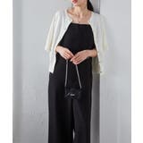 【洗える・ひんやり】ゴールド調ボタン5分袖ニットカーデ | RANAN | 詳細画像18 