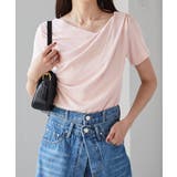 ライトピンク | ドレープリブTシャツ | RANAN