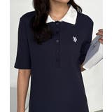 【M~LLサイズ展開】<U.S.POLO ASSN.>ポロ衿リブワンピース | RANAN | 詳細画像20