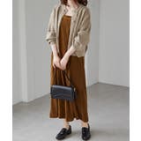 ベージュケイ | カットコールキャミ×ニットカーデセット | RANAN