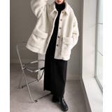 ステンカラーボアコート | RANAN | 詳細画像10 