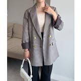 ブラウンケイ | ゴールドボタンＷテーラードジャケット | RANAN