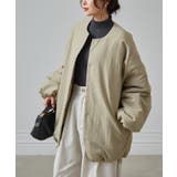 ノーカラーオーバーサイズ中わたブルゾン | RANAN | 詳細画像15