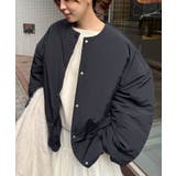 ノーカラーオーバーサイズ中わたブルゾン | RANAN | 詳細画像2