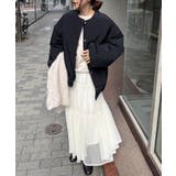 ノーカラーオーバーサイズ中わたブルゾン | RANAN | 詳細画像3