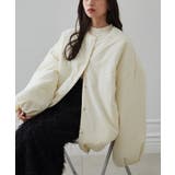 ノーカラーオーバーサイズ中わたブルゾン | RANAN | 詳細画像9