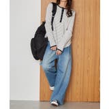 ヘンリーネックワッフルロンＴ | RANAN | 詳細画像10 