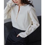 ヘンリーネックワッフルロンＴ | RANAN | 詳細画像17 