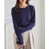 ヘンリーネックワッフルロンＴ | RANAN | 詳細画像22 