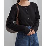 ヘンリーネックワッフルロンＴ | RANAN | 詳細画像4 