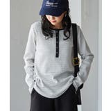 ヘンリーネックワッフルロンＴ | RANAN | 詳細画像31 