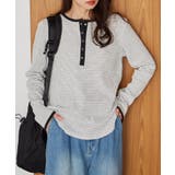 ヘンリーネックワッフルロンＴ | RANAN | 詳細画像33 