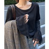 フレアーチュール袖スラブシアーＴ | RANAN | 詳細画像13 