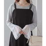 フレアーチュール袖スラブシアーＴ | RANAN | 詳細画像20 