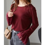 フレアーチュール袖スラブシアーＴ | RANAN | 詳細画像27 