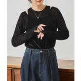 ２ＷＡＹレイヤードシアーベロアトップス | RANAN | 詳細画像8 