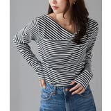 ドレープオフショルリブロンＴ | RANAN | 詳細画像10 