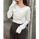 ドレープオフショルリブロンＴ | RANAN | 詳細画像12 