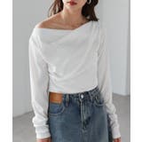 ドレープオフショルリブロンＴ | RANAN | 詳細画像15 