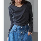 ドレープオフショルリブロンＴ | RANAN | 詳細画像3 